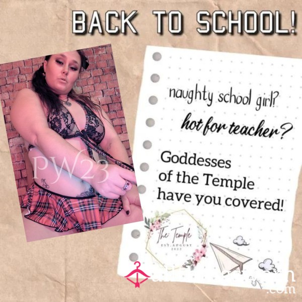 The Temple: Back To School