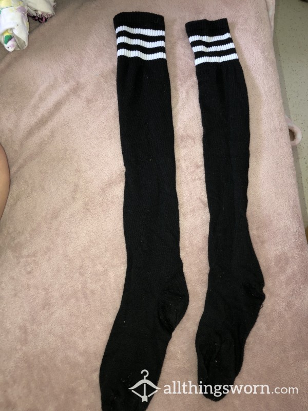 Thigh High Used Socks