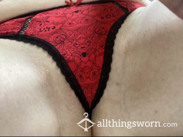 Tight Little Red Thong