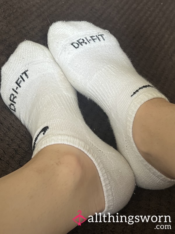 White Nike Socks