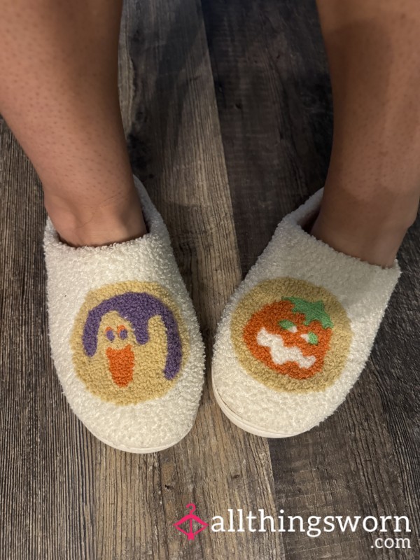 Trick Or Treat - Well Worn Halloween Sugar Cookie Slippers