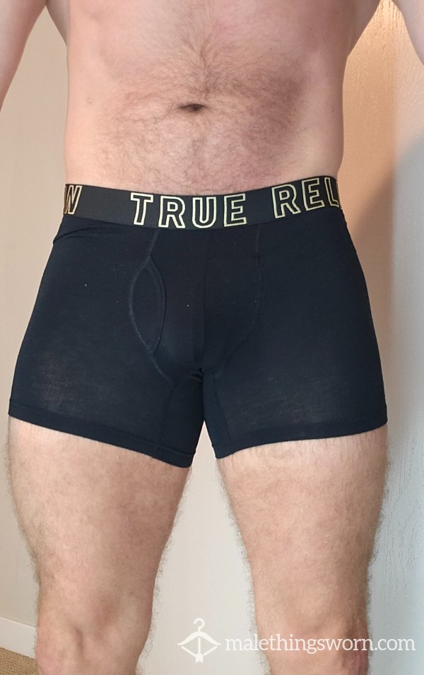 True Religion Boxer Briefs (Size M) Black/black Waistband