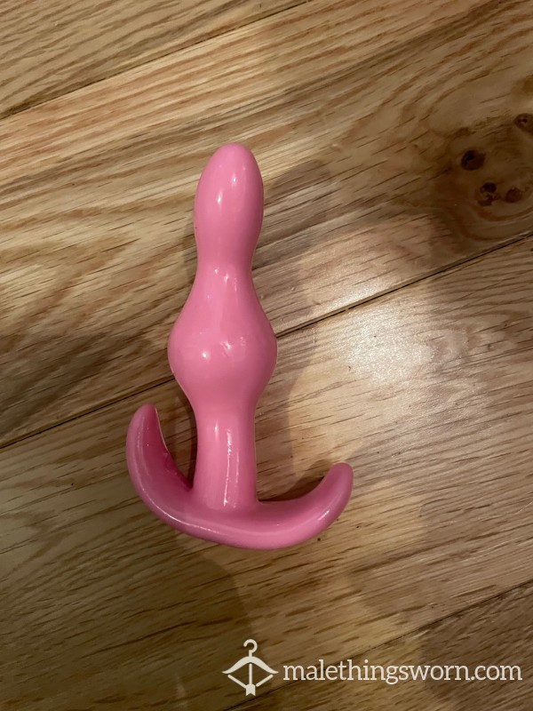 Used 3.5 Inch Pink Trainer Butt Plug