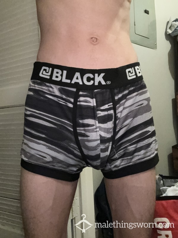 Used Black Mesh Trunks