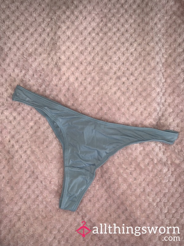 Used Blue Teen Thong