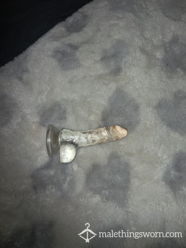 Used Clear Dildo