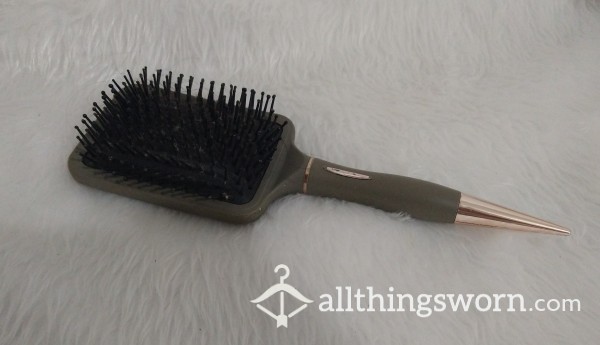 Used Dirty Hairbrush