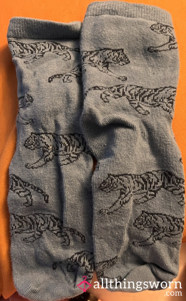 Used Grey/Blue Socks - 20% OFF