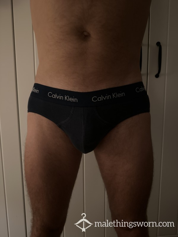 Used Navy Blue CK Briefs