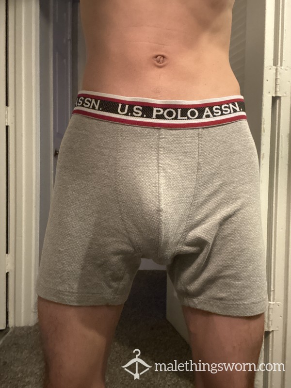 Used Polo Grey Boxer Briefs