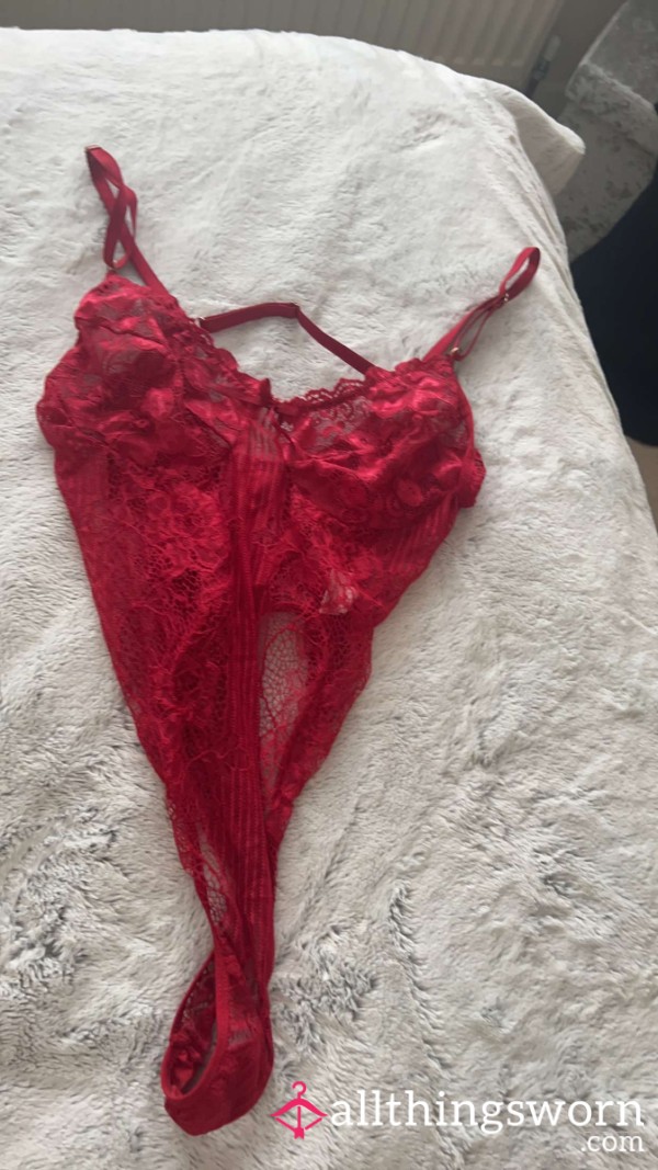 Used Red Lingerie