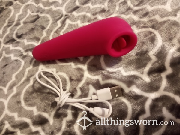 Used Silicone Clit Vibrator