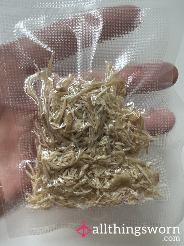 Vacuum Sealed Foot Shavings & Skin Clippings