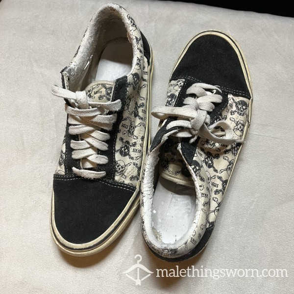 VERY Well Worn Vans Sk*ter Twink Shoes (Men’s Size 8.5)