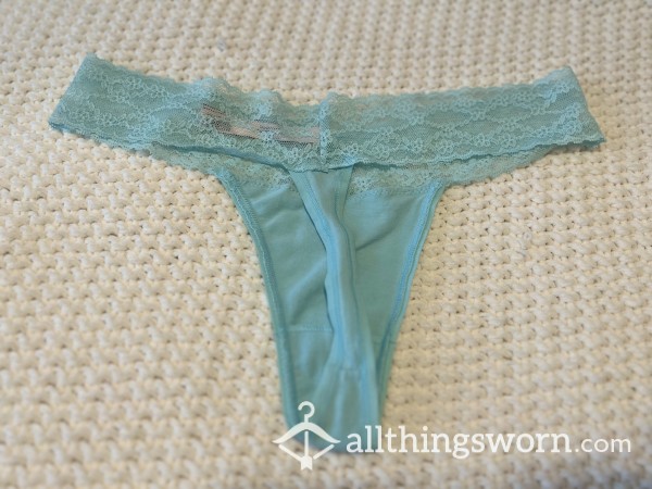 Victoria Secret Aqua Thong