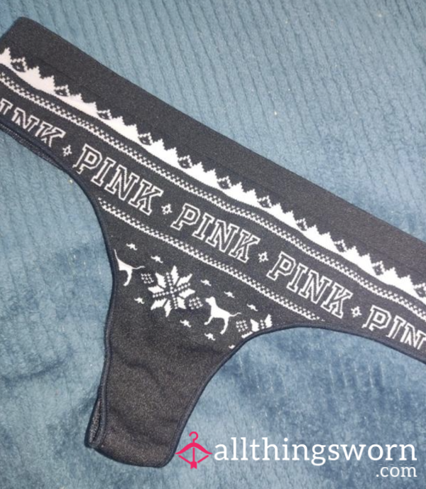 🐈‍⬛ Victoria's Secret Black Cotton Thong 🐈‍⬛