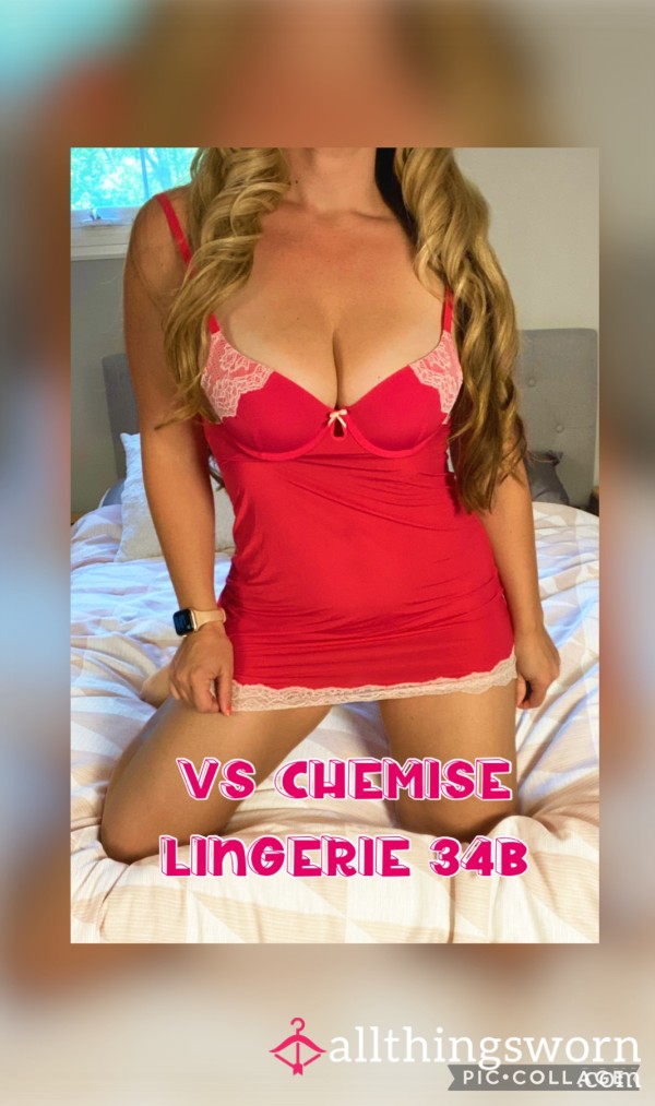 Victoria’s Secret Pink Worn Chemise Kingerie