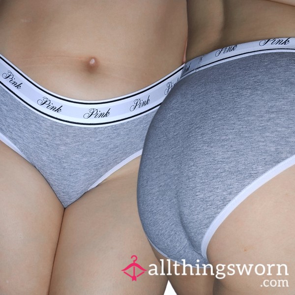 VS PINK Grey Cotton Fullbacks