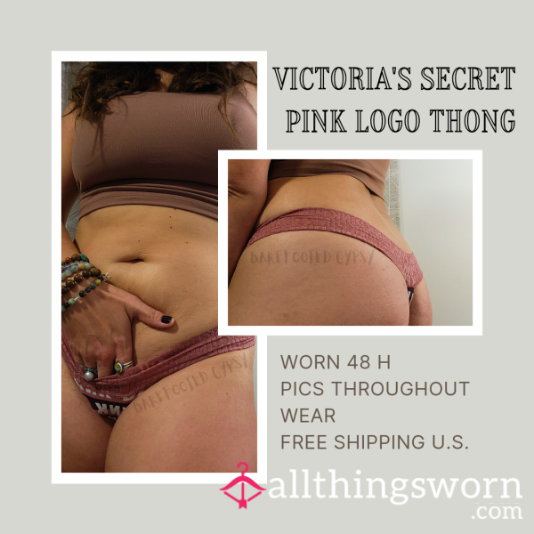 VS PINK LOGO THONG