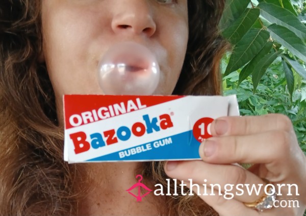 Want My Chewed Bazooka Bubble Gum?+ So Yummy.