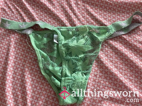Weed Leaf Lace Panties