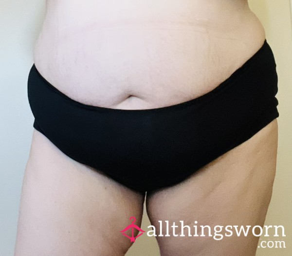 Well Worn, Size 22, Black, Big Knickers