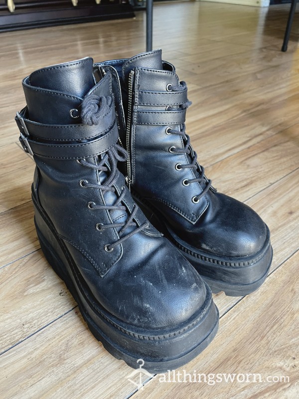 Daily Wear Demonia Goth Girl Boots US Size 9