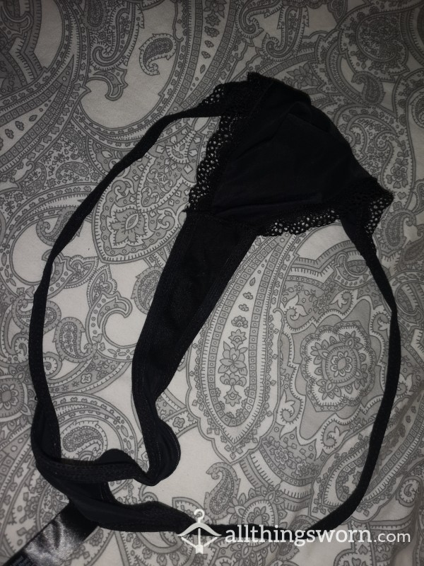 Well Worn, Played In Black Thong