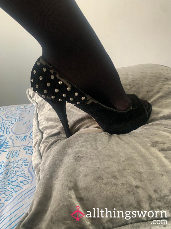 Well Worn Studded Sl*tty High Heels