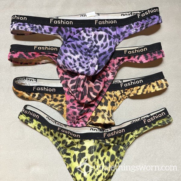 Well Worn Tanning Thongs / C*m Catchers (4pc)