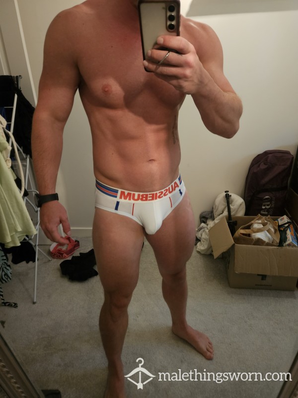 White Aussie Briefs