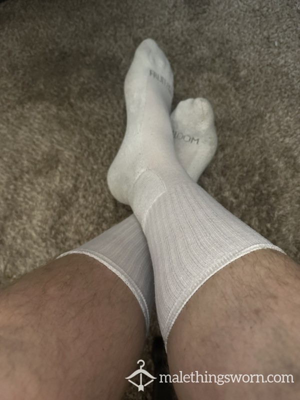 White Boot Socks