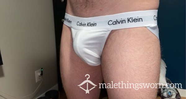 White Calvin Klein Jock