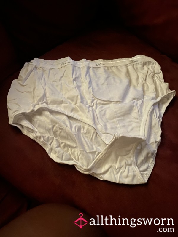 White Cotton Briefs