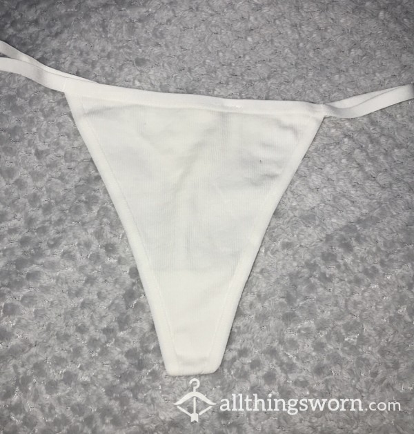 White Cotton G-string🤍