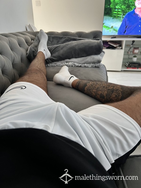 White Nike Gym Shorts