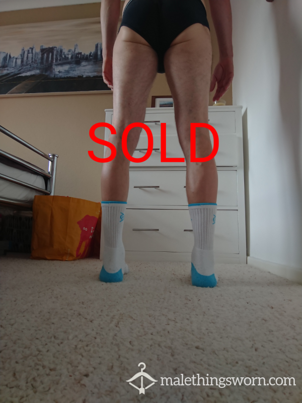 *SOLD* White Socks Served However You'd Like Them 😈