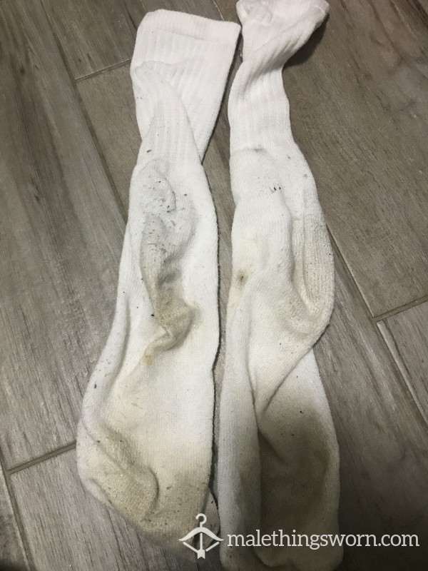 New White Socks To Be Worn In For 5 Days Straight! Will Custom To Your Desires!