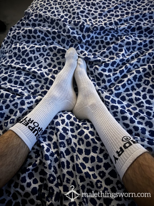 White Superdry Socks