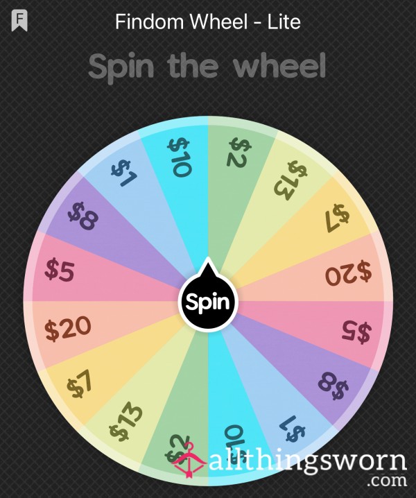 Wimpy Findom Wheel