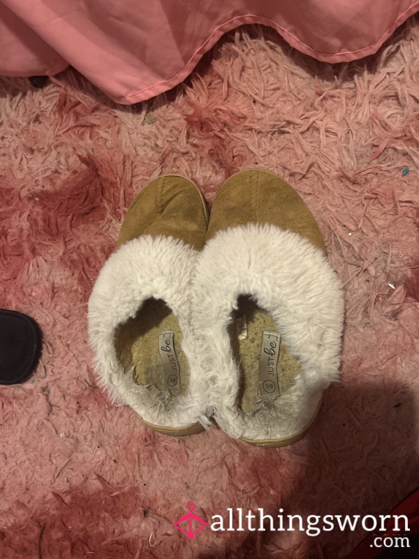 Worn Down House Shoes