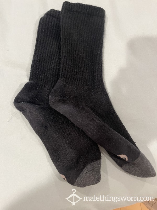 Worn Gym Socks - Black