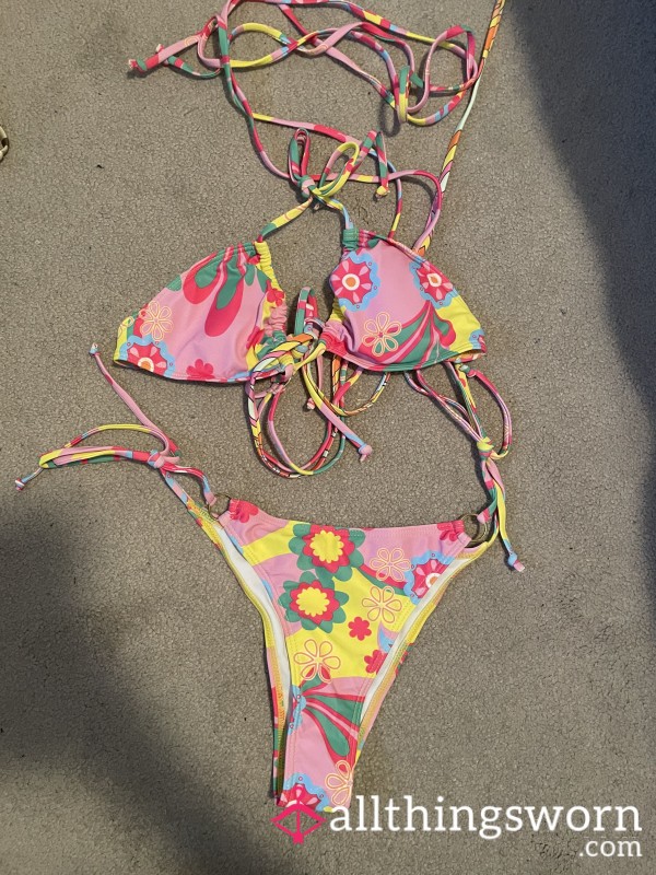 Worn Old Bikini Swimmers