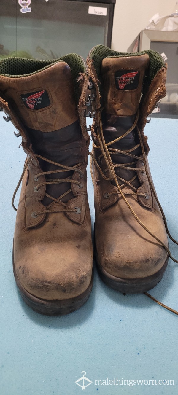 Worn Redwing Boots