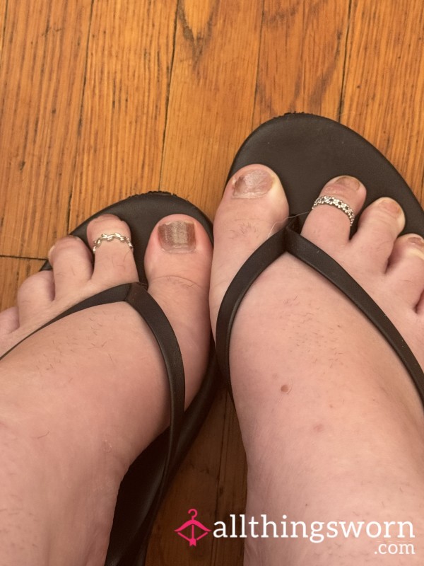 Worn Toe Rings