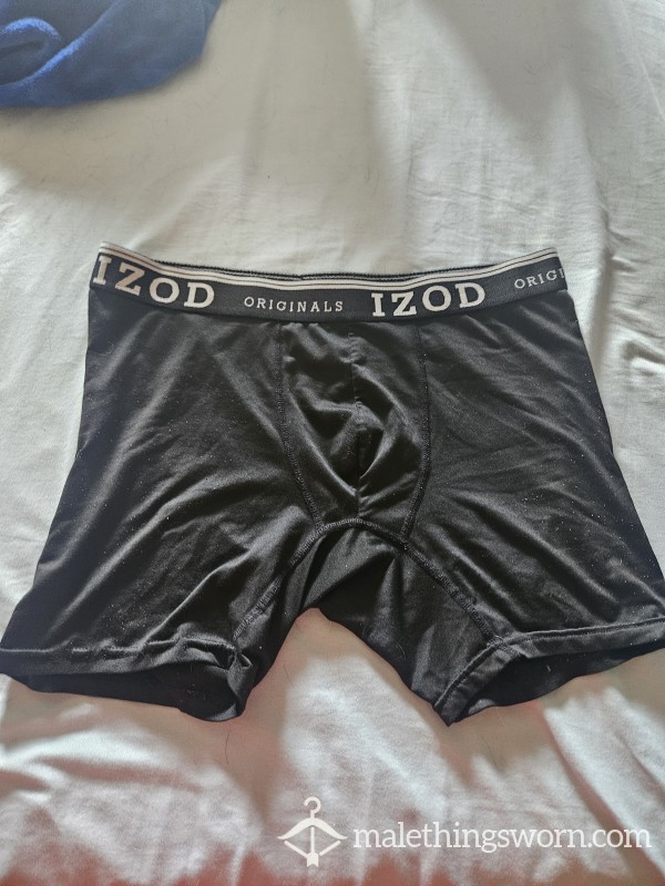 XL IZOD Black Compression Underwear