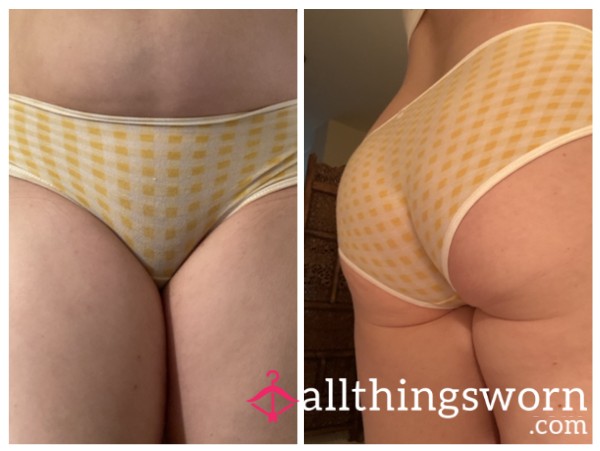 Yellow Checkered Cotton