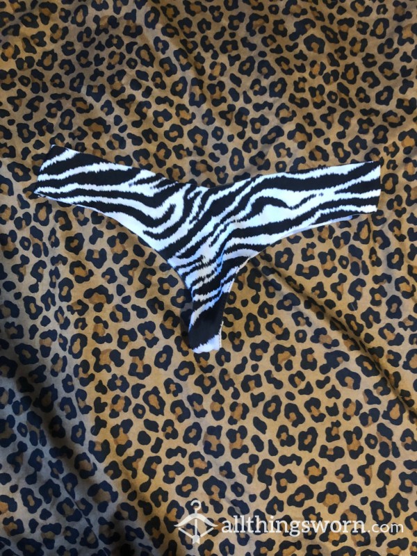 Zebra Thong